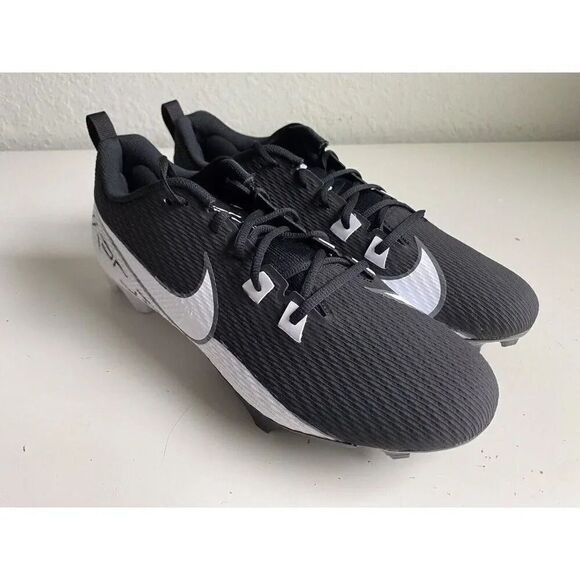 Nike Vapor Edge Speed 360 2 Football Cleats DA5455-001 Black White Men’s Size 14 - Picture 3 of 10